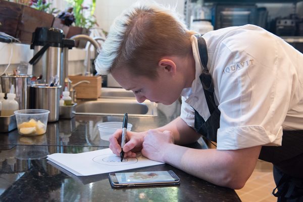 Chef Emma Bengtsson Planning Bocuse d'Or Dinner